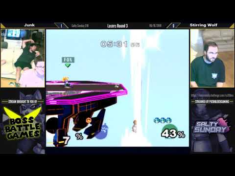 SS218 [Melee] - Junk (Fox) vs Stirring Wolf (Marth) - Losers Round 3