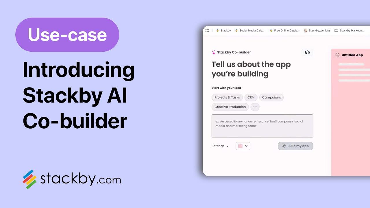 Introducing Stackby AI Co-Builder