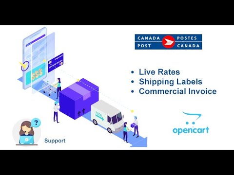 How to setup Canada Post for Opencart | hittechmarket.com | Canada Post