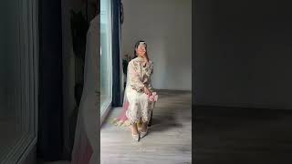 3D & Crochet Hand Embroidered Cotton Chikankari Suit - Video 3