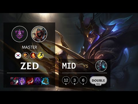 Zed Mid vs Ekko - KR Master Patch 10.15