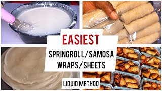 SMALL CHOPS BUSINESS | SPRING ROLL & SAMOSA WRAPS RECIPE