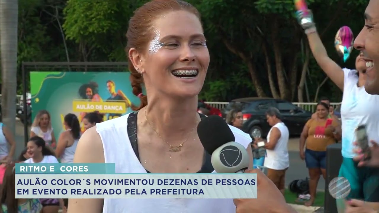 AULÃO COLOR´S MOVIMENTOU DEZENAS DE PESSOAS EM EVENTO REALIZADO PELA PREFEITURA