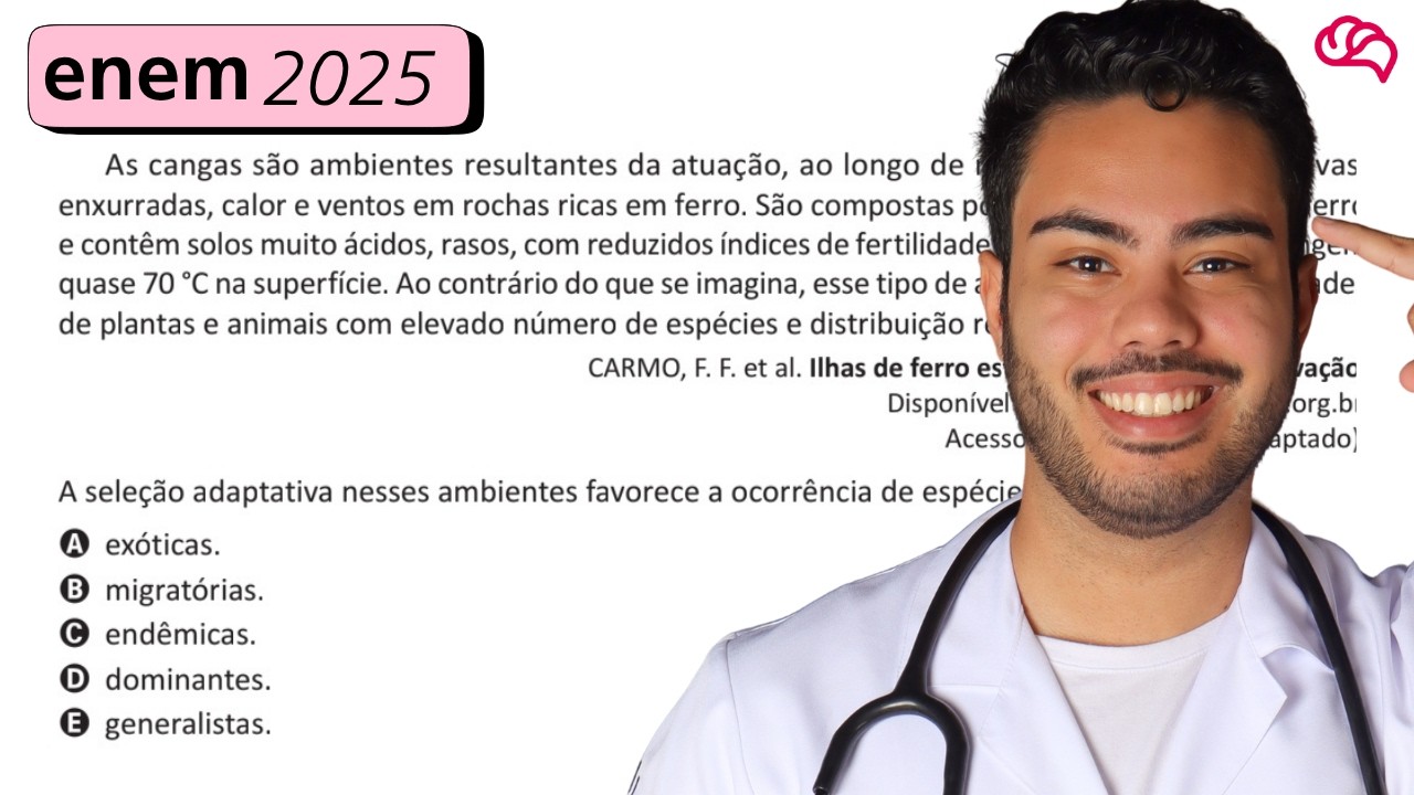 Resolução em Vídeo — Questão 116 ENEM 2025