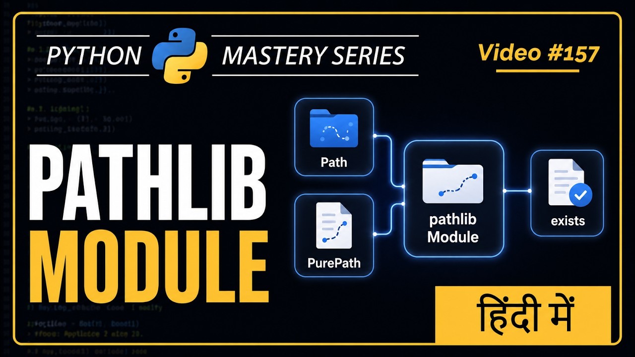 Python Pathlib Module in Hindi | File, Folder & Path Handling Explained