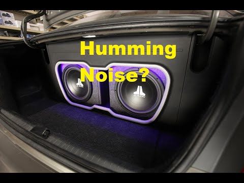 How To Stop Your Sub Woofer From Humming When You Accelerate ( How To Properly Ground It!!)