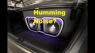 How To Stop Your Sub Woofer From Humming When You Accelerate ( How To Properly Ground It!!)