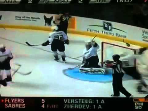 Anaheim ducks vs Nashville predators April 24 2011