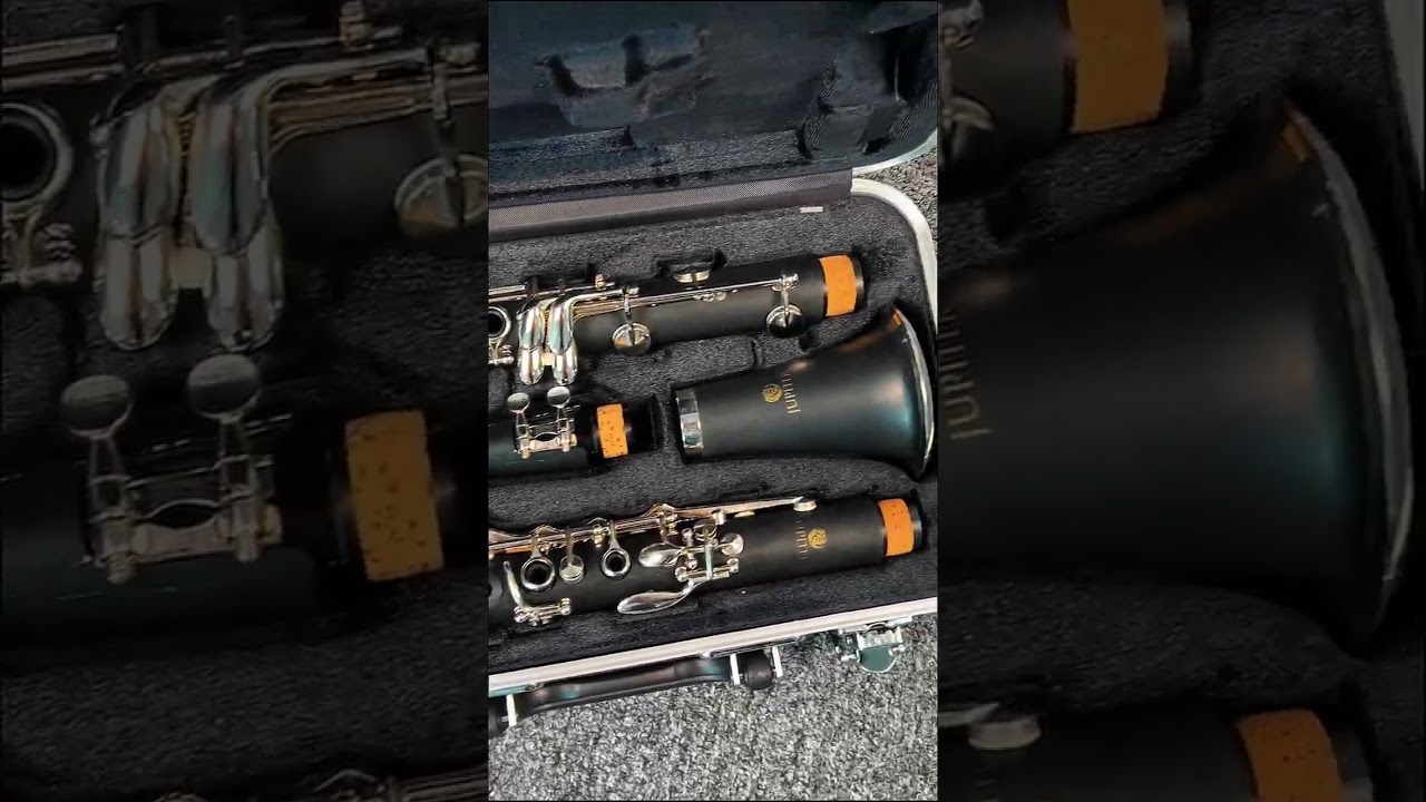 Clarinete Sib 17 Chaves Níquel Corpo Resina ABS c/ Estojo e