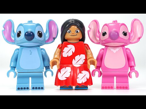 LEGO Lilo & Stitch Unofficial Lego Minifigures