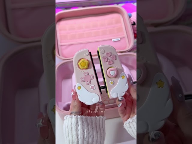 Vídeo relacionado con GeekShare 4 tapas de agarre para pulgar con tema de animales lindos, funda de silicona suave para joystick compatible con Nintendo Switch/OLED/Switch Lite- Cerdo y pollo