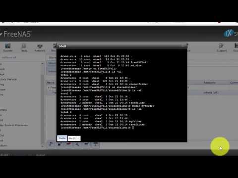 FreeNAS 11 Beginner 07 - Configure a Windows shared folder in FreeNAS Video