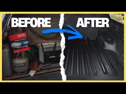 STOP THE DUST! How to Dust DIY Seal Your Ute Tub for $20 in 15 minutes - Keep that dust out!