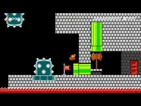 Throwback Adventure 5-2 SMB by Tavo - SUPER MARIO MAKER - NO COMMENTARY 1bc