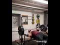 100kg bench press 20 reps for 5 sets with close grip