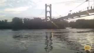 preview picture of video 'جولة في نهر الفرات مرورا بالجسر المعلق - فصل الخريف - ديرالزور HD'