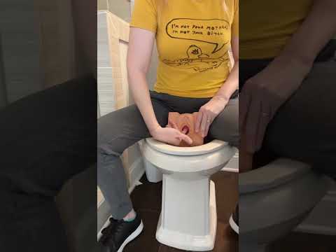 POV: On The Toilet | How to Insert a Menstrual Disc - Nixit and Hello Disc  #shorts