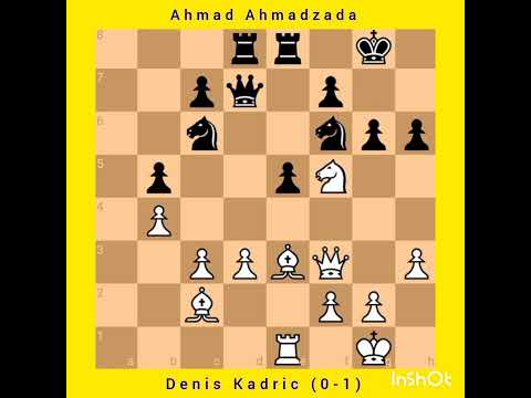 Denis Kadric vs Ahmad Ahmadzada || Giuoco Pianissimo || Turkiye Chess Super League, 2023 #chess
