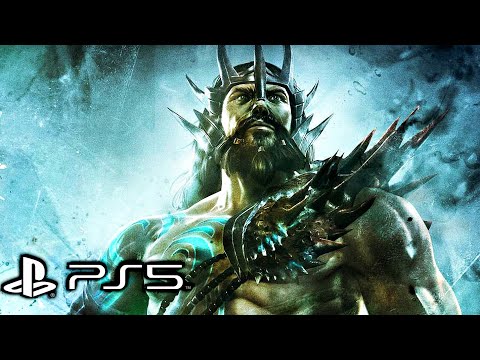 God of War 3 Remastered (PS5) - Kratos Vs. Poseidon Boss Fight (4K 60FPS)