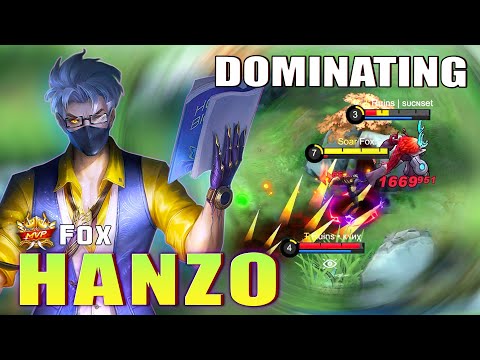 Hanzo Dominate The Game! Top 1 Global Hanzo S17 by Fox ~ Mobile Legends