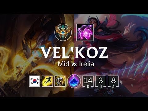 Vel'Koz Mid vs Irelia - KR Master Patch 8.24