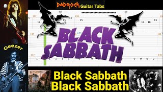 Black Sabbath - Black Sabbath - Guitar + Bass TABS Lesson