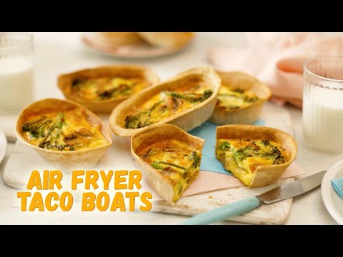 An Easy Air Fryer Taco Boats Recipe