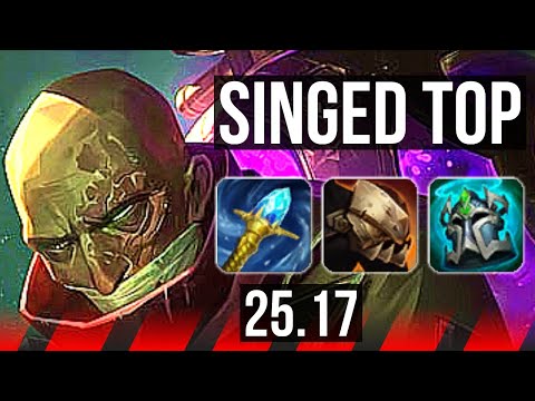 SINGED vs IRELIA (TOP) | 1800+ games | EUW Master | 25.17