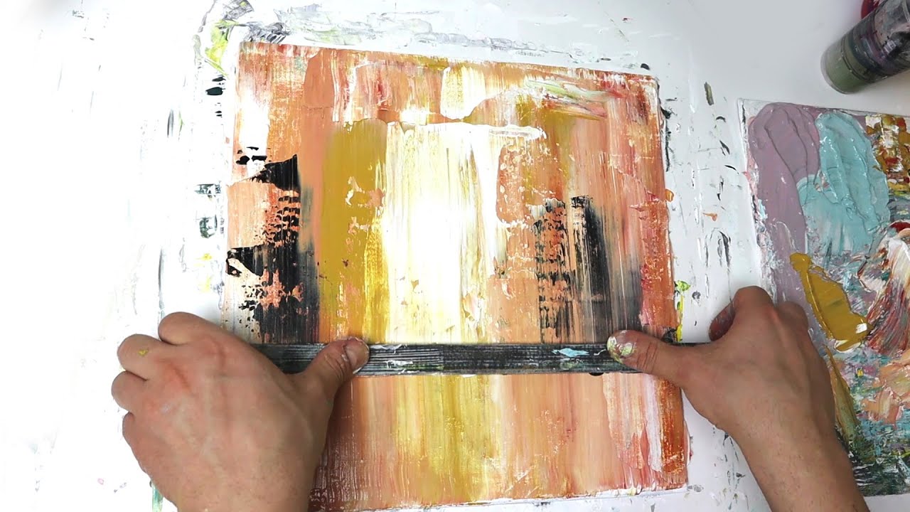 Abstract Forest Art painting