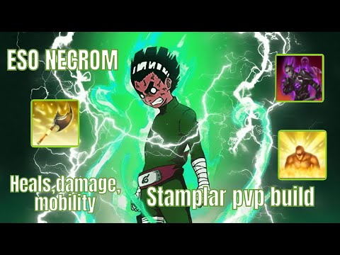 ESO PVP: Necrom PVP BUILD: “ROCK LEE” Godly Stamplar pvp 1vX build