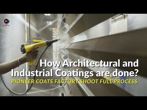 How architectural and industrial coatings are done?