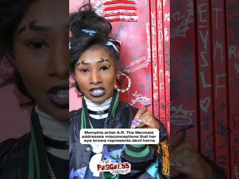 A.R. The Mermaid addresses misconceptions that her eye brows represents devil horns 👀