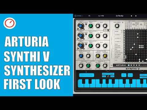 Arturia SYNTHI V Synthesizer (EMS Synthi AKS Emulation) First Look & Sound Demo