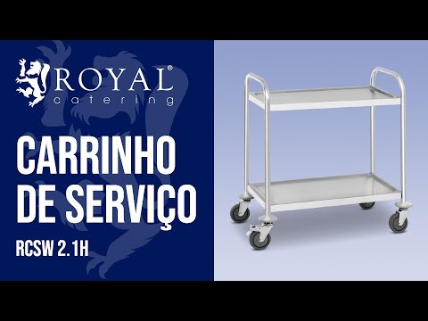 vídeo - Carrinho de serviço- 2 prateleiras - até 150 kg