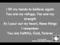 Chris Tomlin: I Lift My Hands - Official Lyric Video ...