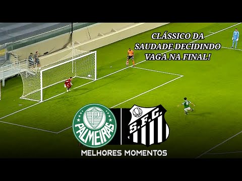 Palmeiras vs Santos | Penalties, Goals and Highlights | Paulistão Under-20 Semifinal 2025