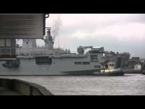HMS Ocean at Greenwich   4th May 2012