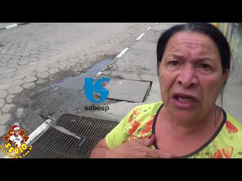 Dona Antonia manda um recado para a Sabesp 