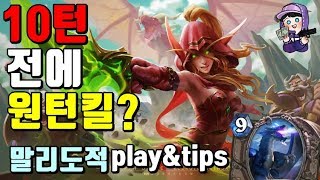 10턴 전에 원턴킬? 말리도적 플레이&팁