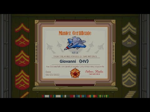[1945 Air Force] KF-X - Master certificate