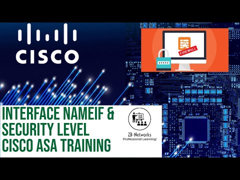 Cisco ASA Basics | #3 Interface Nameif & Security Level | Cisco ASA Training
