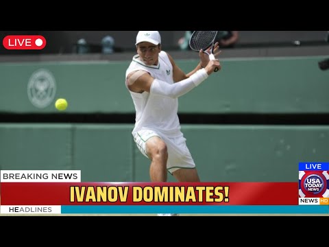 Ivan Ivanov Wins Wimbledon Juniors Title in Straight Sets! 🇧🇬🏆 । USA TODAY NEWS