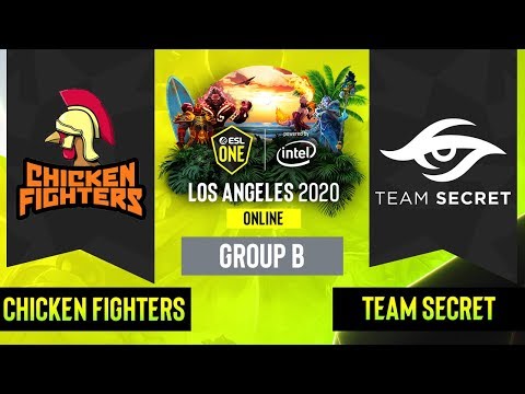 Dota2 - Team Secret vs. Chicken Fighters - Game 3 - Group B - EU/CIS - ESL One Los Angeles