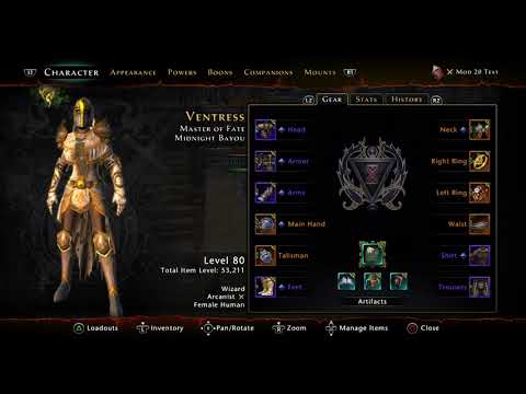 Neverwinter PS4 Control Wizard Mod 20. Combat rework Stat Capped