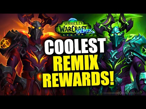 Most Exciting Rewards In Legion Remix & How To Get Them! Mounts, Transmogs | WoW Legion Remix Guide