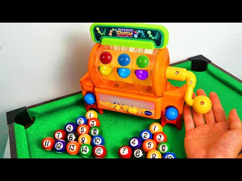 Billiard Marble Run Race ASMR # 3 ☆ Shoot Some Spin Billiard ☆ Creative Healing Sound Machine Build
