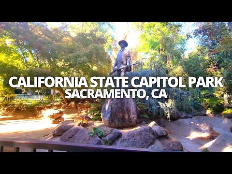 Exploring Capitol Park in Sacramento, California USA Walking Tour #capitolpark #sacramento
