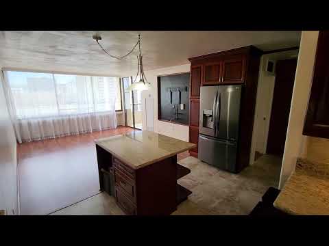 Freshly Remodeled 1BR at Waikiki's Aloha Tower property video