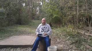 Sittin&#39; on a tree stump, that&#39;s the ticket...