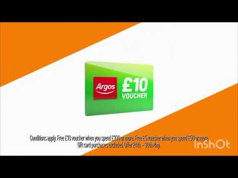 Argos Free Vouchers Advert 2019